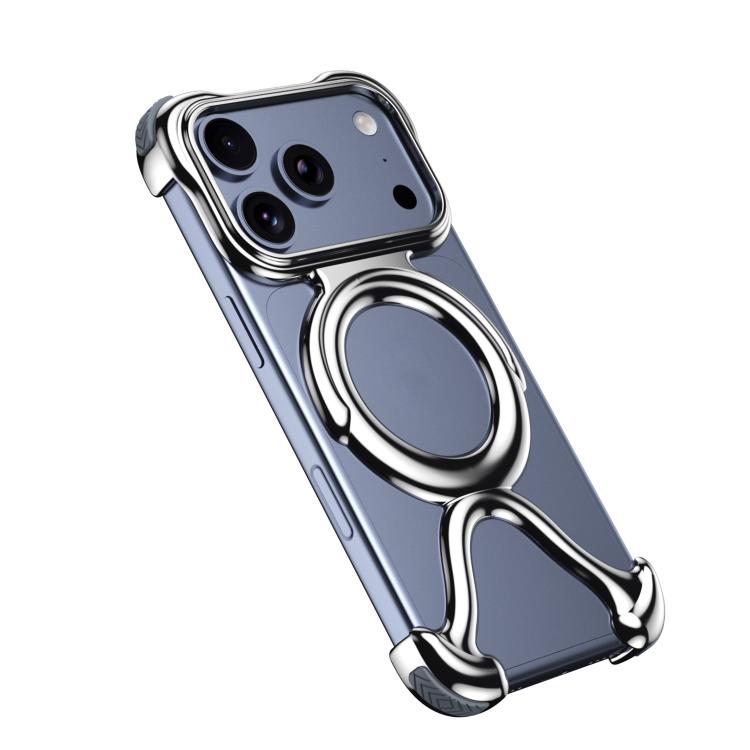 Liquid Plating PC Hollow MagSafe Phone Case