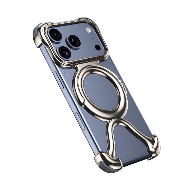 Liquid Plating PC Hollow MagSafe Phone Case