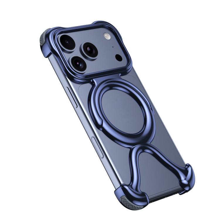 Liquid Plating PC Hollow MagSafe Phone Case