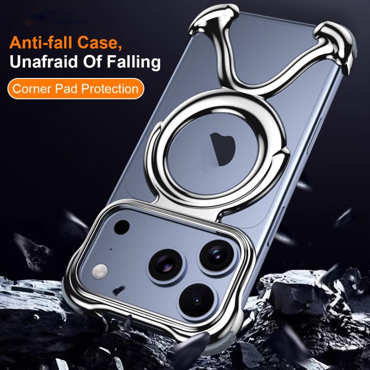 Liquid Plating PC Hollow MagSafe Phone Case