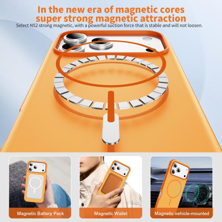 Two-colors Imitation Original Magsafe PC Hybrid TPU Phone Case