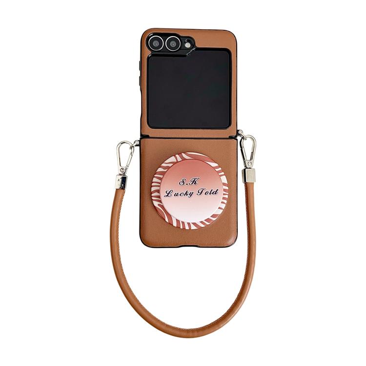 Side Buckle MagSafe Magnetic PC Stand Phone Case with Lanyard