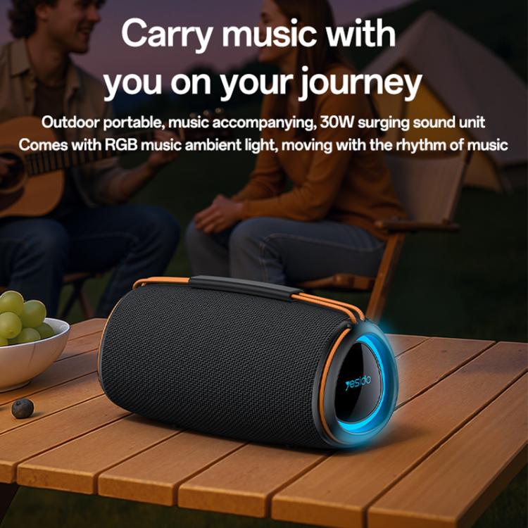 Yesido YSW38 30W Dual-Channel Stereo Outdoor Bluetooth Speaker