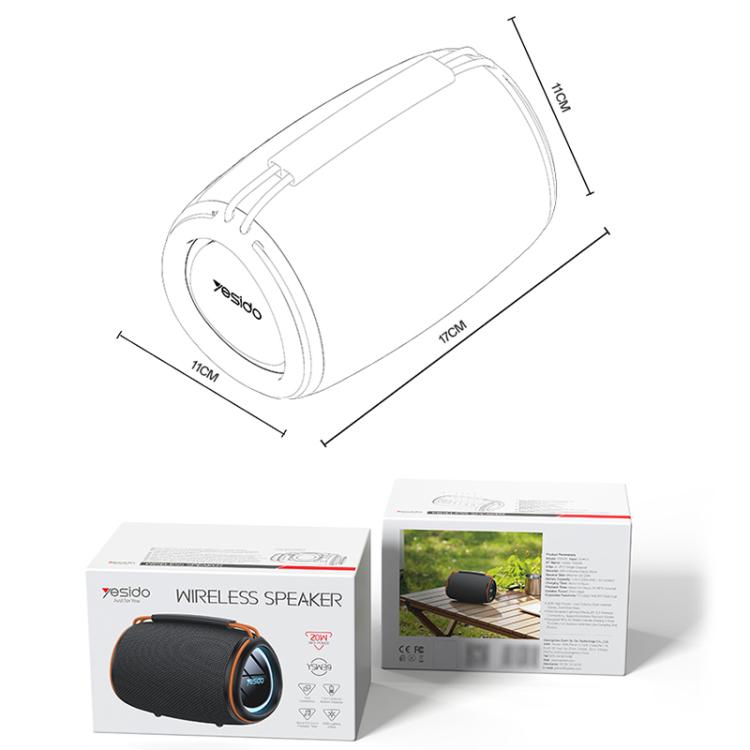 Yesido YSW39 20W Outdoor Portable Bluetooth Speaker