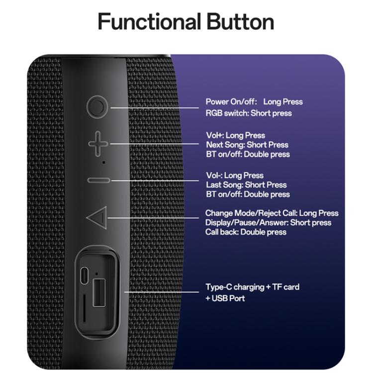 Yesido YSW39 20W Outdoor Portable Bluetooth Speaker