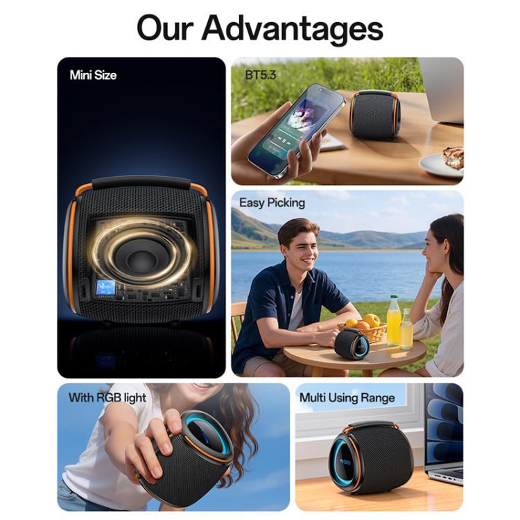 Yesido YSW40 8W Mini Portable Bluetooth Speaker