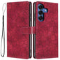 Cherry Blossoms Embossed Leather Phone Case, For Samsung Galaxy S26 Edge 5G, For Samsung Galaxy S26 Ultra 5G, For Samsung Galaxy S26 5G, For Samsung Galaxy S25 FE 5G, For Samsung Galaxy S25 Edge 5G, For Samsung Galaxy S25 5G