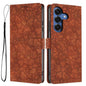 Cherry Blossoms Embossed Leather Phone Case, For Samsung Galaxy S26 Edge 5G, For Samsung Galaxy S26 Ultra 5G, For Samsung Galaxy S26 5G, For Samsung Galaxy S25 FE 5G, For Samsung Galaxy S25 Edge 5G, For Samsung Galaxy S25 5G