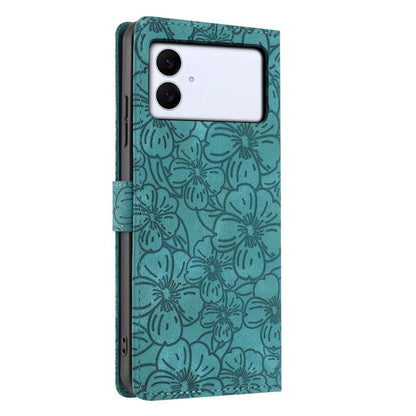Cherry Blossoms Embossed Leather Phone Case, For Samsung Galaxy S26 Edge 5G, For Samsung Galaxy S26 Ultra 5G, For Samsung Galaxy S26 5G, For Samsung Galaxy S25 FE 5G, For Samsung Galaxy S25 Edge 5G, For Samsung Galaxy S25 5G