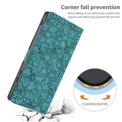 Cherry Blossoms Embossed Leather Phone Case, For Samsung Galaxy S26 Edge 5G, For Samsung Galaxy S26 Ultra 5G, For Samsung Galaxy S26 5G, For Samsung Galaxy S25 FE 5G, For Samsung Galaxy S25 Edge 5G, For Samsung Galaxy S25 5G