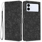 Cherry Blossoms Embossed Leather Phone Case, For Samsung Galaxy S26 Edge 5G, For Samsung Galaxy S26 Ultra 5G, For Samsung Galaxy S26 5G, For Samsung Galaxy S25 FE 5G, For Samsung Galaxy S25 Edge 5G, For Samsung Galaxy S25 5G