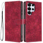 Cherry Blossoms Embossed Leather Phone Case, For Samsung Galaxy S26 Edge 5G, For Samsung Galaxy S26 Ultra 5G, For Samsung Galaxy S26 5G, For Samsung Galaxy S25 FE 5G, For Samsung Galaxy S25 Edge 5G, For Samsung Galaxy S25 5G