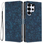 Cherry Blossoms Embossed Leather Phone Case, For Samsung Galaxy S26 Edge 5G, For Samsung Galaxy S26 Ultra 5G, For Samsung Galaxy S26 5G, For Samsung Galaxy S25 FE 5G, For Samsung Galaxy S25 Edge 5G, For Samsung Galaxy S25 5G