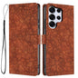 Cherry Blossoms Embossed Leather Phone Case, For Samsung Galaxy S26 Edge 5G, For Samsung Galaxy S26 Ultra 5G, For Samsung Galaxy S26 5G, For Samsung Galaxy S25 FE 5G, For Samsung Galaxy S25 Edge 5G, For Samsung Galaxy S25 5G