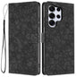 Cherry Blossoms Embossed Leather Phone Case, For Samsung Galaxy S26 Edge 5G, For Samsung Galaxy S26 Ultra 5G, For Samsung Galaxy S26 5G, For Samsung Galaxy S25 FE 5G, For Samsung Galaxy S25 Edge 5G, For Samsung Galaxy S25 5G