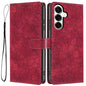 Cherry Blossoms Embossed Leather Phone Case, For Samsung Galaxy S26 Edge 5G, For Samsung Galaxy S26 Ultra 5G, For Samsung Galaxy S26 5G, For Samsung Galaxy S25 FE 5G, For Samsung Galaxy S25 Edge 5G, For Samsung Galaxy S25 5G