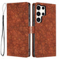 Cherry Blossoms Embossed Leather Phone Case, For Samsung Galaxy S25+ 5G, For Samsung Galaxy S25 Ultra 5G, For Samsung Galaxy S24 FE 5G, For Samsung Galaxy S24 Ultra 5G, For Samsung Galaxy S24+ 5G, For Samsung Galaxy S24 5G