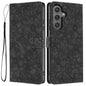 Cherry Blossoms Embossed Leather Phone Case, For Samsung Galaxy S25+ 5G, For Samsung Galaxy S25 Ultra 5G, For Samsung Galaxy S24 FE 5G, For Samsung Galaxy S24 Ultra 5G, For Samsung Galaxy S24+ 5G, For Samsung Galaxy S24 5G