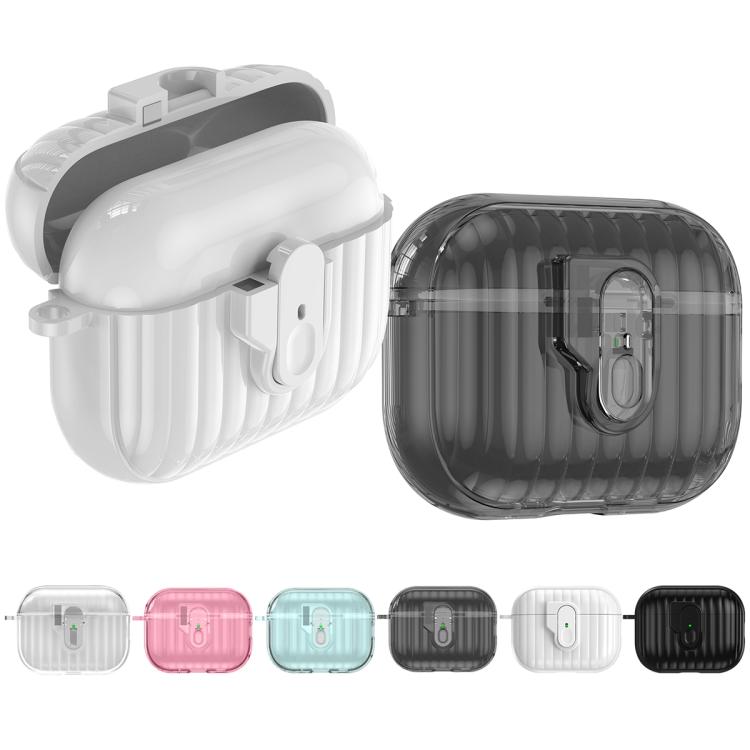 Shell Look Earbuds Box Protective Case with Security Lock