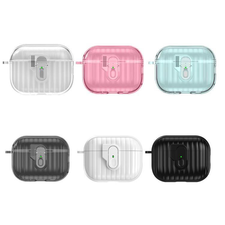 Shell Look Earbuds Box Protective Case with Security Lock