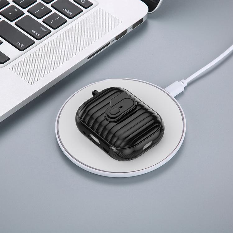 Shell Look Earbuds Box Protective Case with Security Lock