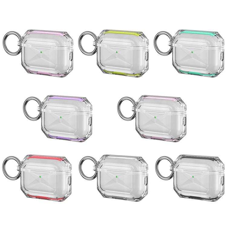 Contrast Color Transparent TPU Earphone Protective Case