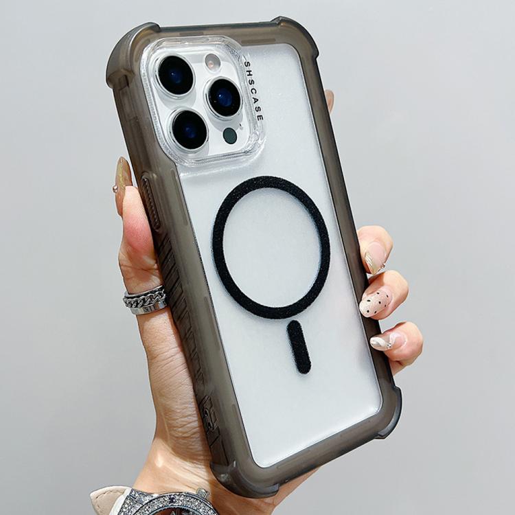 Transparent Matte TPU Hybrid PC 3-in-1 MagSafe Phone Case