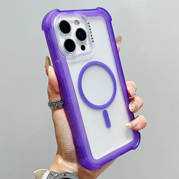 Transparent Matte TPU Hybrid PC 3-in-1 MagSafe Phone Case