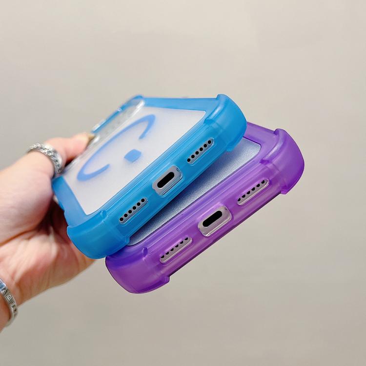 Transparent Matte TPU Hybrid PC 3-in-1 MagSafe Phone Case