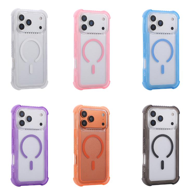 Transparent Matte TPU Hybrid PC 3-in-1 MagSafe Phone Case