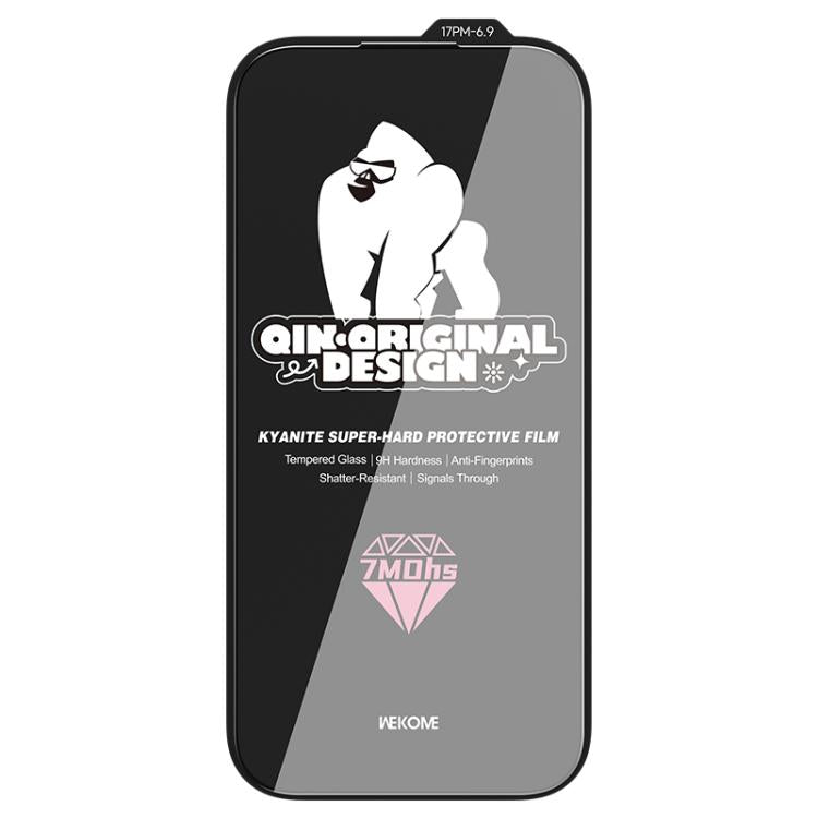 WK WTP-129 Qin-Original Design 9D Curved Kyanite Ultra-Hard Tempered Glass Film