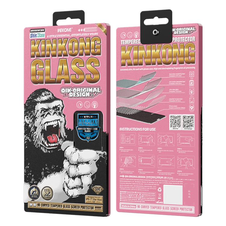 WK WTP-129 Qin-Original Design 9D Curved Kyanite Ultra-Hard Tempered Glass Film