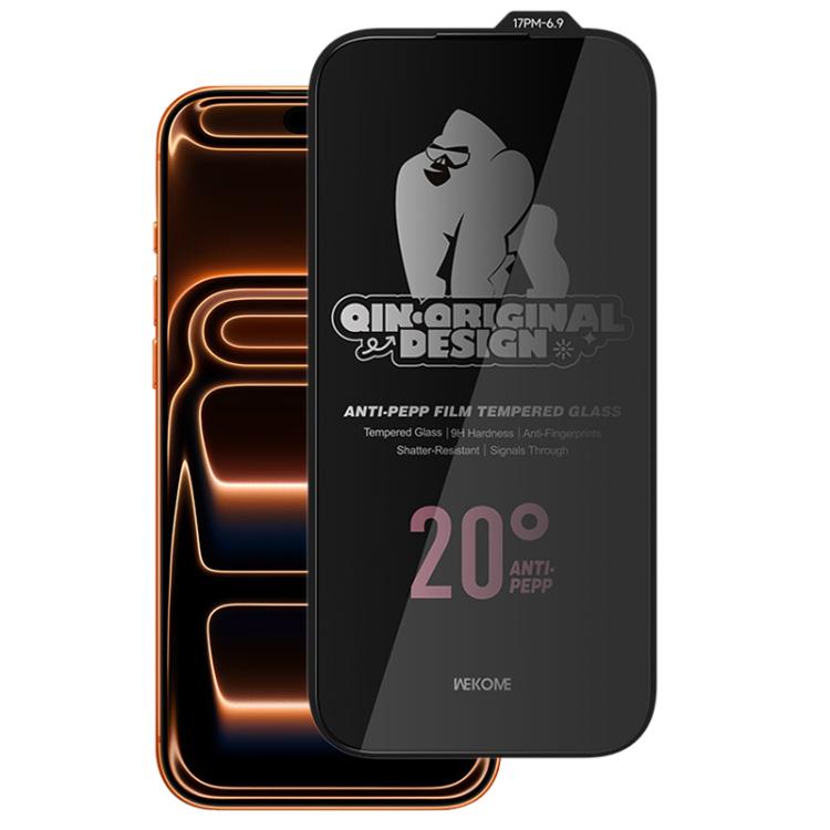 WK WTP-121 Qin-Original Design 9D Curved 20-degree Privacy Tempered Glass Film