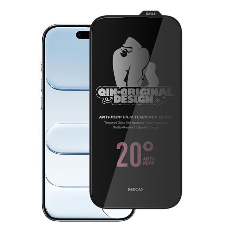WK WTP-121 Qin-Original Design 9D Curved 20-degree Privacy Tempered Glass Film
