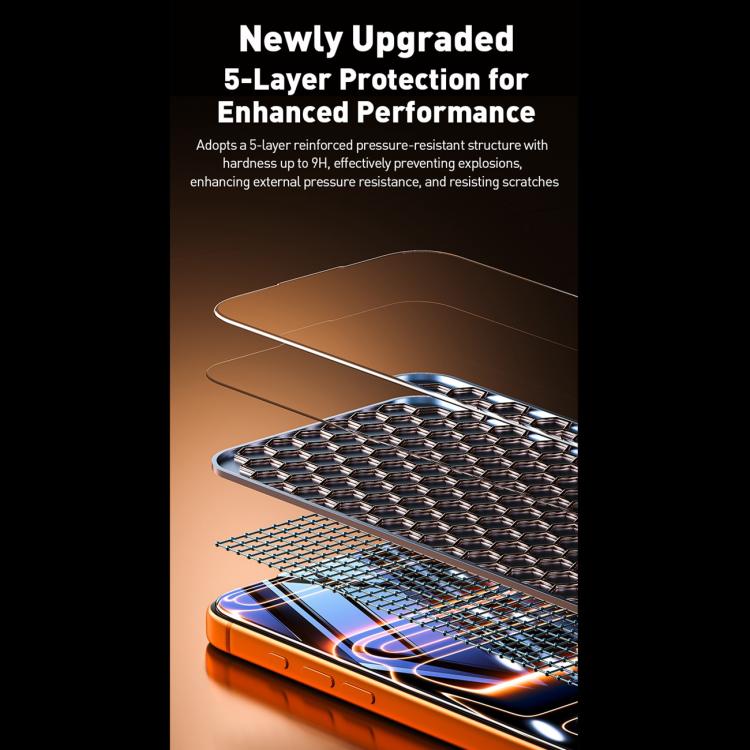 WK WTP-120 Qin Series 9D Curved Large Arc HD Tempered Glass Film