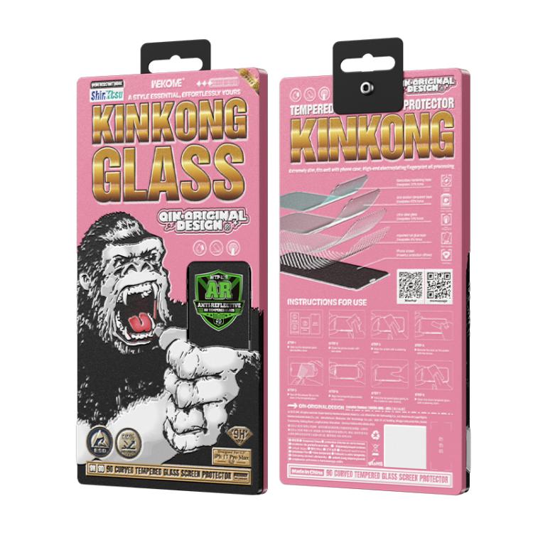 WK WTP-128 Qin Series 9D Curved AR HD Tempered Glass Film