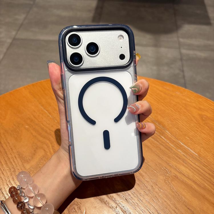 Dual-Color MagSafe Magnetic PC Hybrid TPU Phone Case