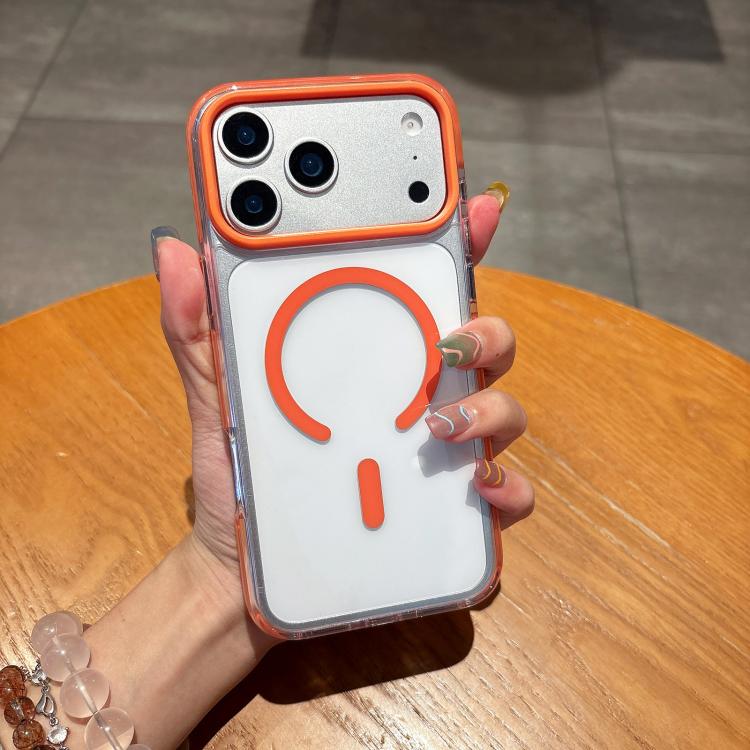 Dual-Color MagSafe Magnetic PC Hybrid TPU Phone Case