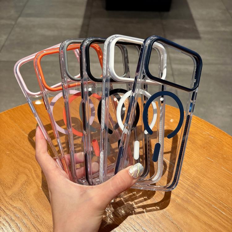 Dual-Color MagSafe Magnetic PC Hybrid TPU Phone Case