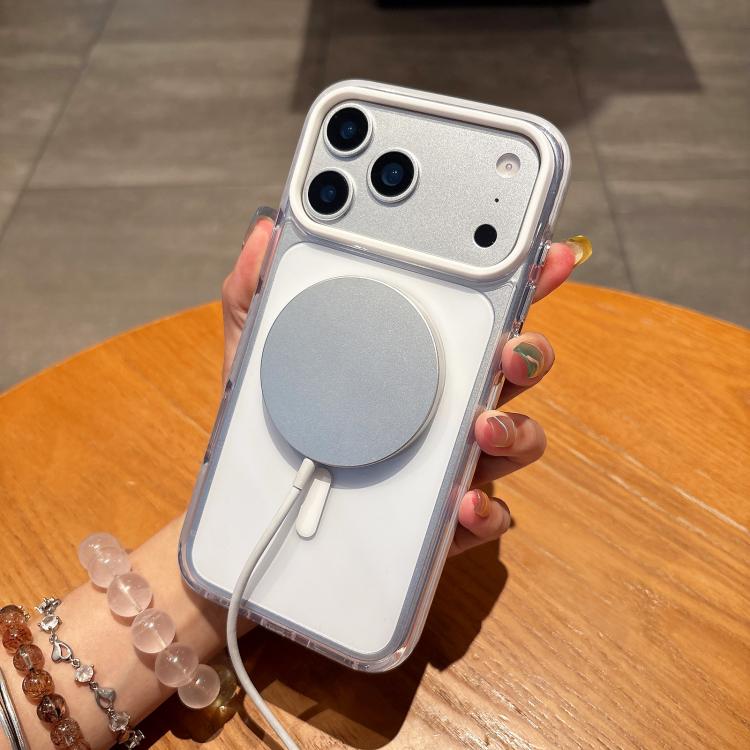 Dual-Color MagSafe Magnetic PC Hybrid TPU Phone Case