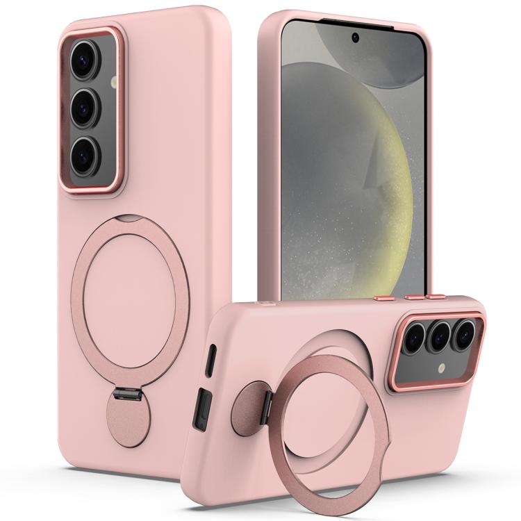 Gen1.5 Pivot Ring Holder TPU Hybrid PC Phone Case, For Galaxy S26 FE 5G, For Samsung Galaxy S26+ 5G, For Samsung Galaxy S26 Ultra 5G, For Samsung Galaxy S26 5G, For Samsung Galaxy S25 FE 5G, For Samsung Galaxy S25 Edge 5G, For Samsung Galaxy S24 / S25 ...