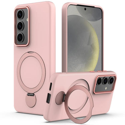Gen1.5 Pivot Ring Holder TPU Hybrid PC Phone Case, For Galaxy S26 FE 5G, For Samsung Galaxy S26+ 5G, For Samsung Galaxy S26 Ultra 5G, For Samsung Galaxy S26 5G, For Samsung Galaxy S25 FE 5G, For Samsung Galaxy S25 Edge 5G, For Samsung Galaxy S24 / S25 ...