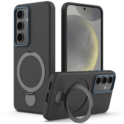Gen1.5 Pivot Ring Holder TPU Hybrid PC Phone Case, For Galaxy S26 FE 5G, For Samsung Galaxy S26+ 5G, For Samsung Galaxy S26 Ultra 5G, For Samsung Galaxy S26 5G, For Samsung Galaxy S25 FE 5G, For Samsung Galaxy S25 Edge 5G, For Samsung Galaxy S24 / S25 ...