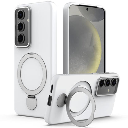 Gen1.5 Pivot Ring Holder TPU Hybrid PC Phone Case, For Galaxy S26 FE 5G, For Samsung Galaxy S26+ 5G, For Samsung Galaxy S26 Ultra 5G, For Samsung Galaxy S26 5G, For Samsung Galaxy S25 FE 5G, For Samsung Galaxy S25 Edge 5G, For Samsung Galaxy S24 / S25 ...