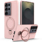 Gen1.5 Pivot Ring Holder TPU Hybrid PC Phone Case, For Samsung Galaxy S24 FE 5G, For Samsung Galaxy S24 Ultra 5G