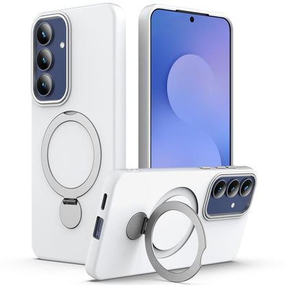 Gen1.5 Pivot Ring Holder TPU Hybrid PC Phone Case, For Samsung Galaxy S24 FE 5G, For Samsung Galaxy S24 Ultra 5G