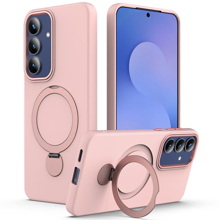 Gen1.5 Pivot Ring Holder TPU Hybrid PC Phone Case, For Samsung Galaxy S24 FE 5G, For Samsung Galaxy S24 Ultra 5G