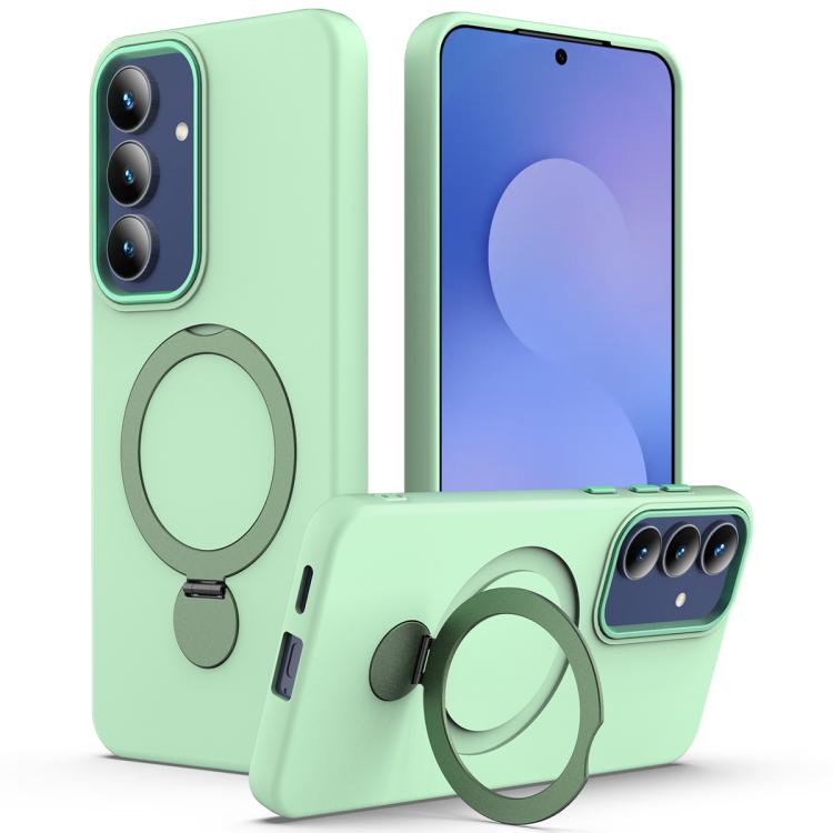 Gen1.5 Pivot Ring Holder TPU Hybrid PC Phone Case, For Samsung Galaxy S24 FE 5G, For Samsung Galaxy S24 Ultra 5G