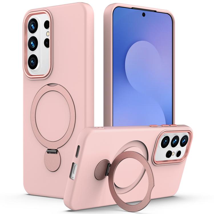 Gen1.5 Pivot Ring Holder TPU Hybrid PC Phone Case, For Galaxy S26 FE 5G, For Samsung Galaxy S26+ 5G, For Samsung Galaxy S26 Ultra 5G, For Samsung Galaxy S26 5G, For Samsung Galaxy S25 FE 5G, For Samsung Galaxy S25 Edge 5G, For Samsung Galaxy S24 / S25 ...