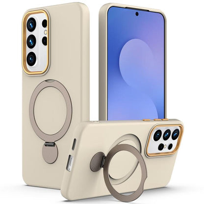 Gen1.5 Pivot Ring Holder TPU Hybrid PC Phone Case, For Galaxy S26 FE 5G, For Samsung Galaxy S26+ 5G, For Samsung Galaxy S26 Ultra 5G, For Samsung Galaxy S26 5G, For Samsung Galaxy S25 FE 5G, For Samsung Galaxy S25 Edge 5G, For Samsung Galaxy S24 / S25 ...